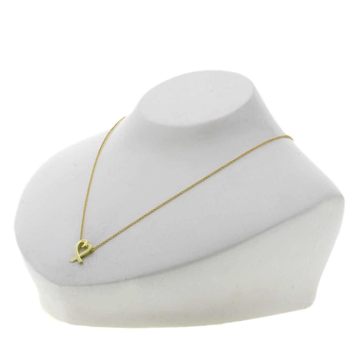 Tiffany&Co. Necklace 18K Yellow Gold Gold Loving Heart