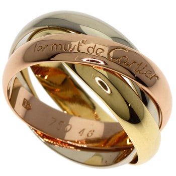 Cartier Ring 18K Yellow Gold Gold Trinity #46