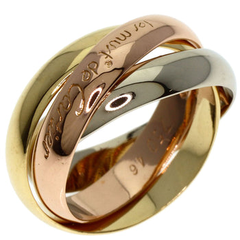 Cartier Ring 18K Yellow Gold Gold Trinity #46