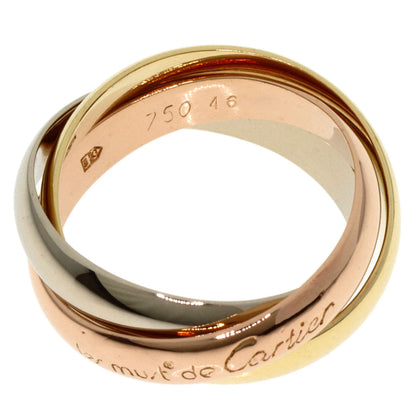 Cartier Ring 18K Yellow Gold Gold Trinity #46