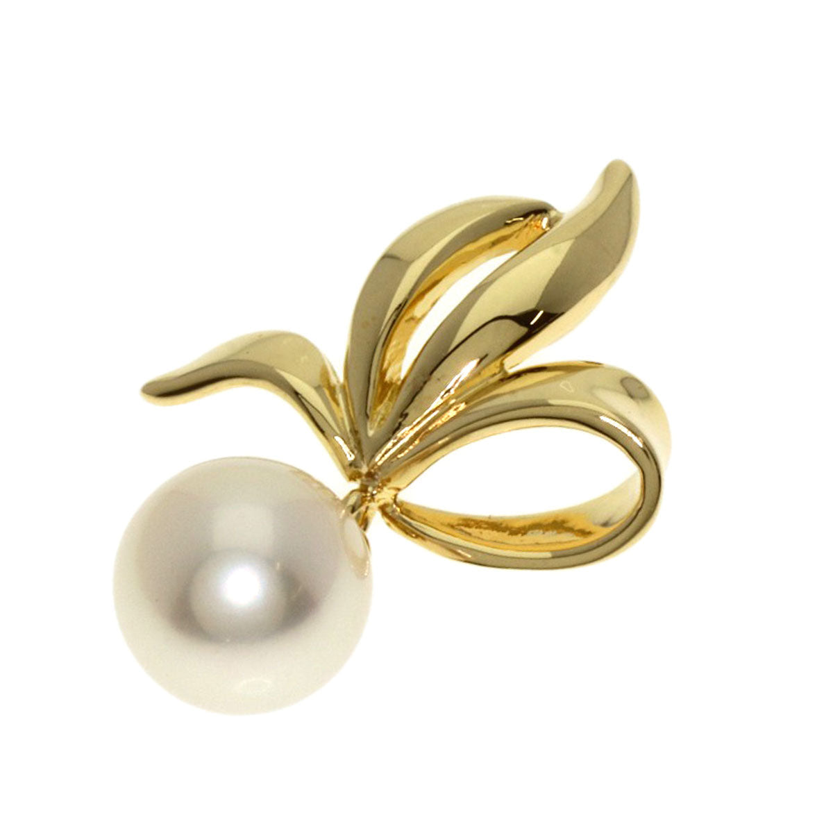 Mikimoto Pendant Top 18K Yellow Gold Gold Pearl