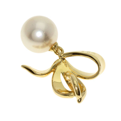 Mikimoto Pendant Top 18K Yellow Gold Gold Pearl