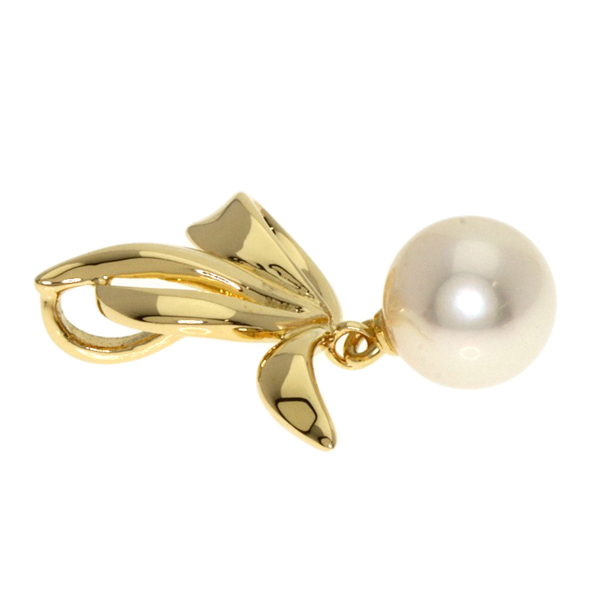 Mikimoto Pendant Top 18K Yellow Gold Gold Pearl
