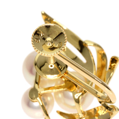Mikimoto Earring 18K Yellow Gold Gold Pearl Women