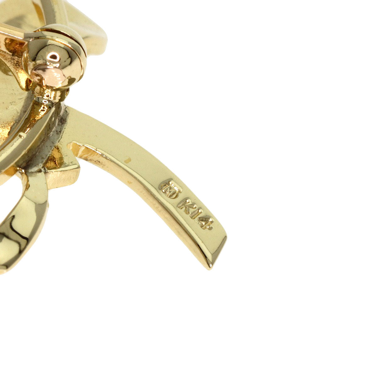 Mikimoto Brooch K14Yg Gold Pearl