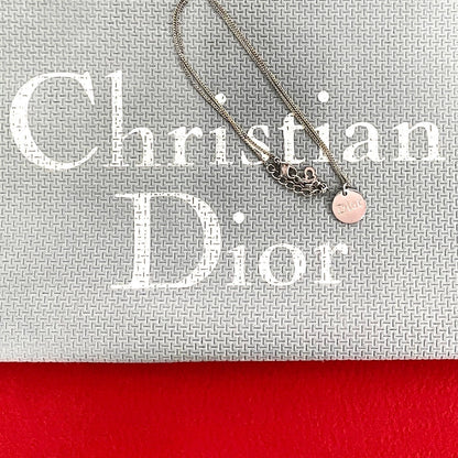 Dior Necklace Silver Plating Silver Logo Engraving Women