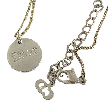 Dior Necklace Silver Plating Silver Logo Engraving Women