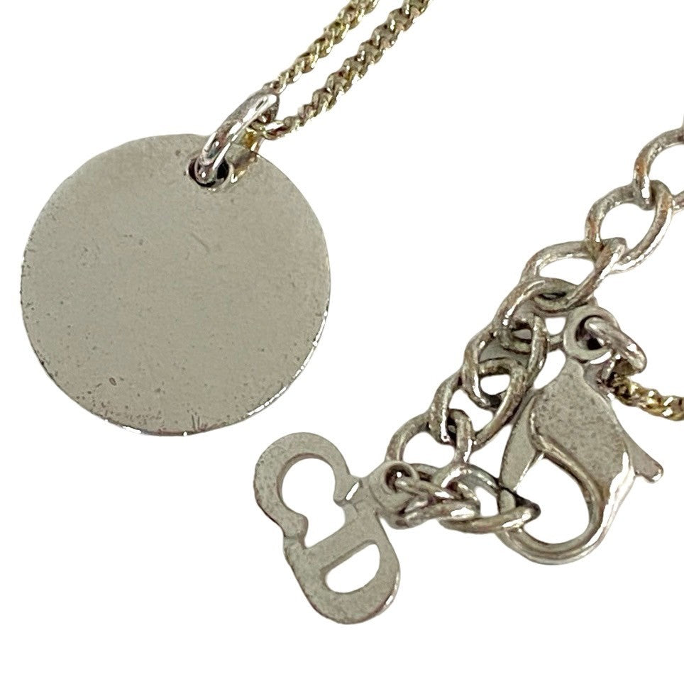 Dior Necklace Silver Plating Silver Logo Engraving Women