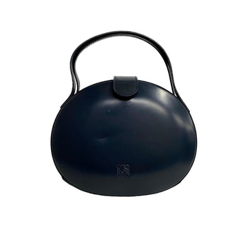 Loewe Handbag Leather Navy Anagram Logo Women