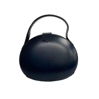 Loewe Handbag Leather Navy Anagram Logo Women