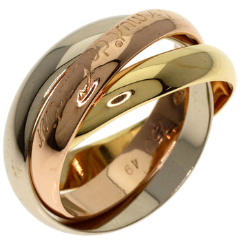Cartier Ring 18K Yellow Gold Gold Trinity #49