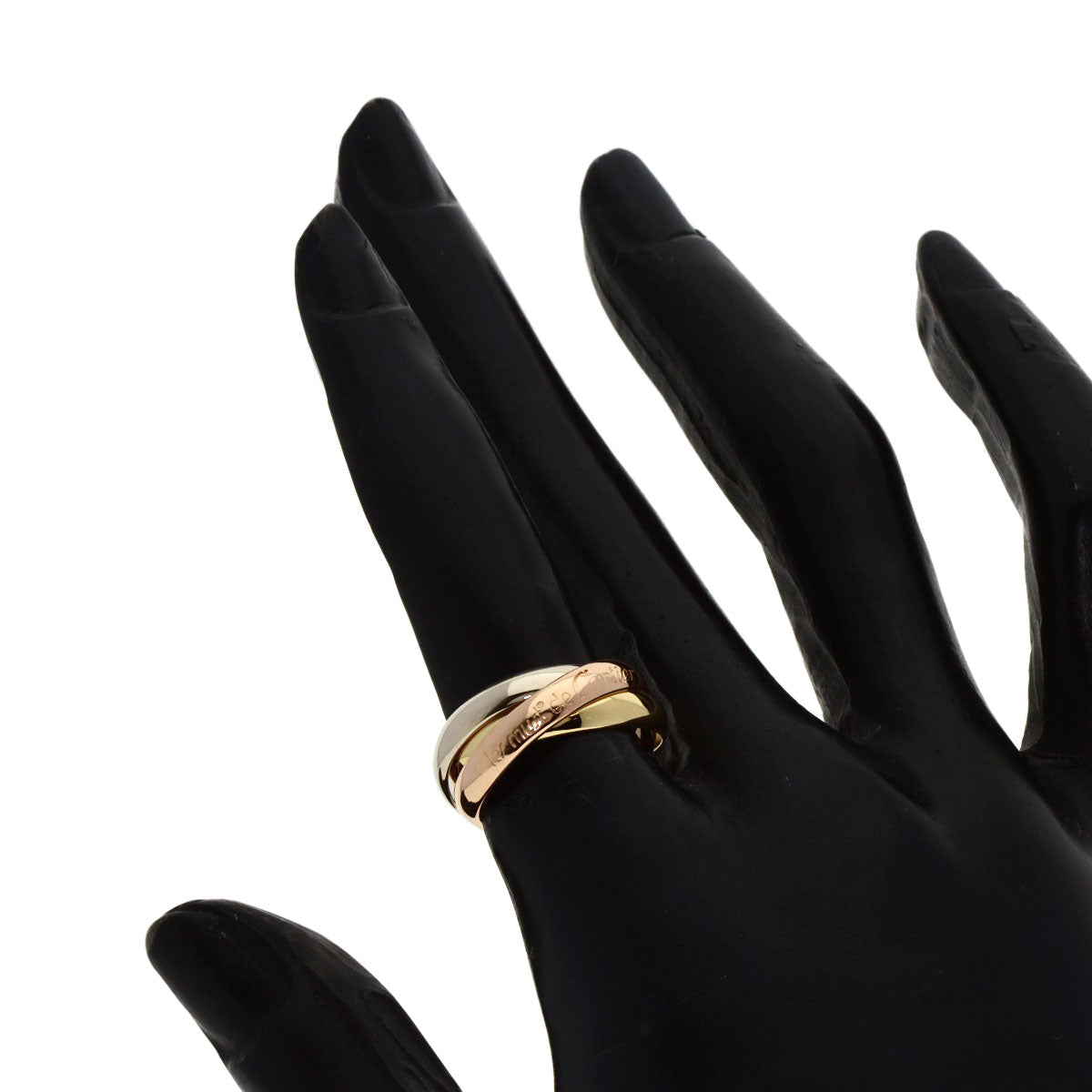 Cartier Ring 18K Yellow Gold Gold Trinity #49