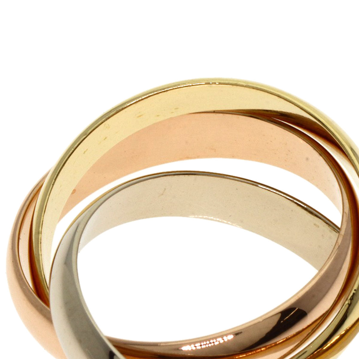 Cartier Ring 18K Yellow Gold Gold Trinity #49