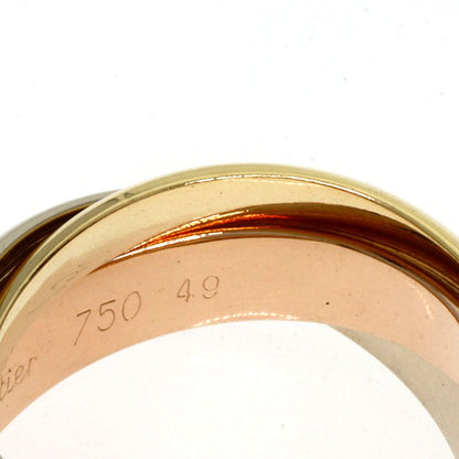 Cartier Ring 18K Yellow Gold Gold Trinity #49