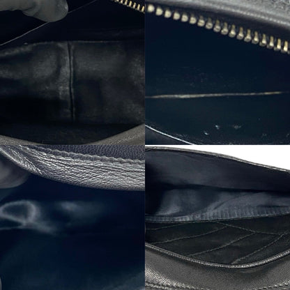 Chanel Shoulder Bag Lambskin Black Matrasse