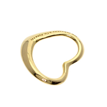 Tiffany&Co. Pendant Top 18K Yellow Gold Gold Open Heart Women