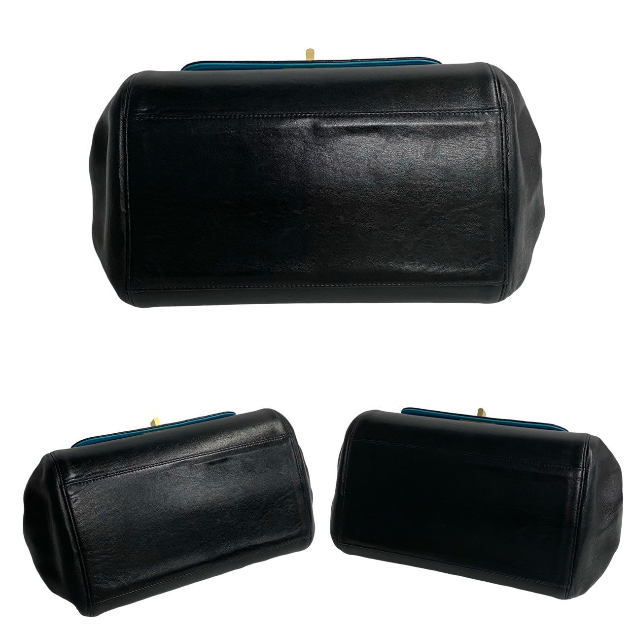 Chanel Shoulder Bag Lambskin Black 2.55 Chocolate Bar Women
