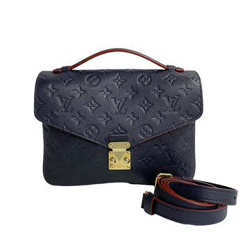 Louis Vuitton Shoulder Bag M41487 Monogram Ann Platt Navy 2-Way Handbag Monogram Ann Platt Pochette