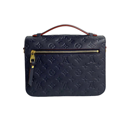 Louis Vuitton Shoulder Bag M41487 Monogram Ann Platt Navy 2-Way Handbag Monogram Ann Platt Pochette