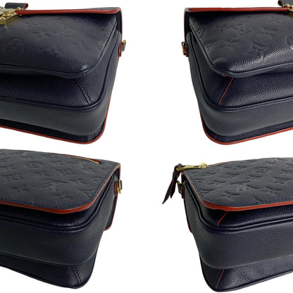 Louis Vuitton Shoulder Bag M41487 Monogram Ann Platt Navy 2-Way Handbag Monogram Ann Platt Pochette