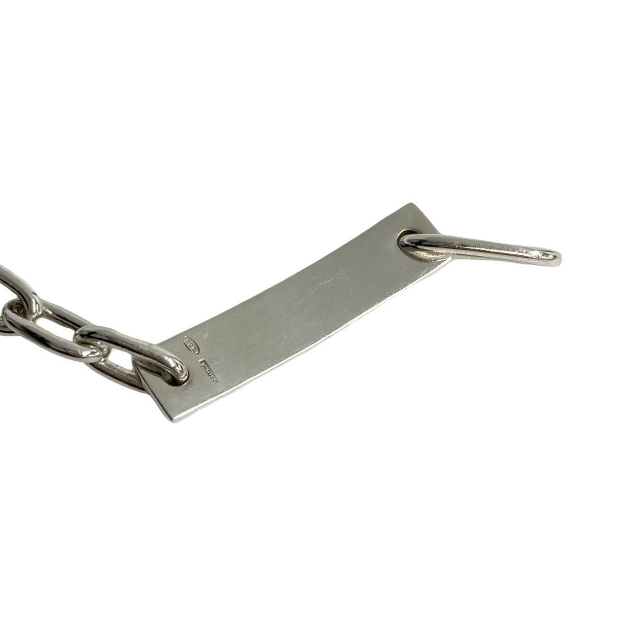 Gucci Bracelet Silver925 Silver Gucci Logo Plate Women