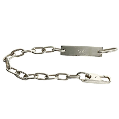 Gucci Bracelet Silver925 Silver Gucci Logo Plate Women