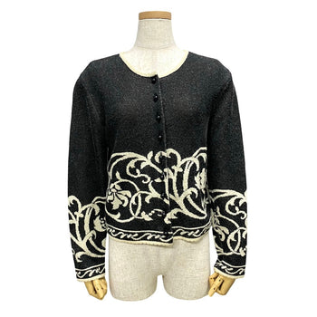 Dior Cardigan Rayon, Nylon, Acrylic, Wool Black Women L