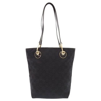 Gucci Tote Bag 120840 Gg Canvas Black Women