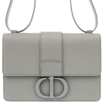 Christian Dior Shoulder Bag M9203Umos Leather Gray 30 Montaigne Women