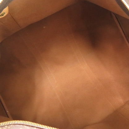 Louis Vuitton Boston Duffel Bag M41426 Monogram Canvas Brown Monogram Keepall 50 Mens