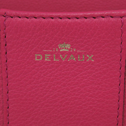 Delvaux Handbag Leather Pink Bryon Mini Women