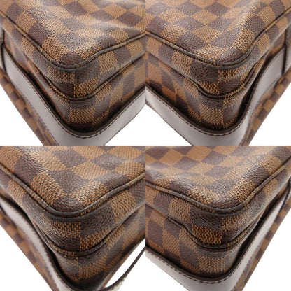 Louis Vuitton Shoulder Bag N45255 Damier Canvas Brown Damier Naviglio Mens
