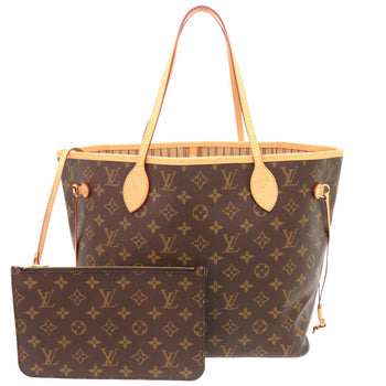 Louis Vuitton Tote Bag M40995 Monogram Canvas Brown Monogram New Neverfull Mm Women