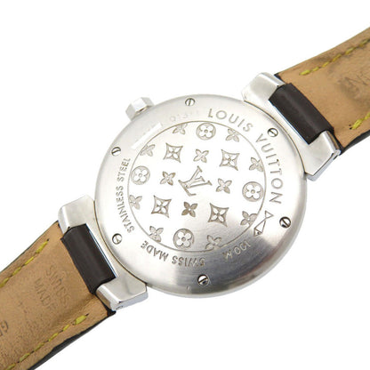 Louis Vuitton Watches Quartz Q1311 Stainless Steel , Leather Brown Quartz Tambour Brown Dial Women
