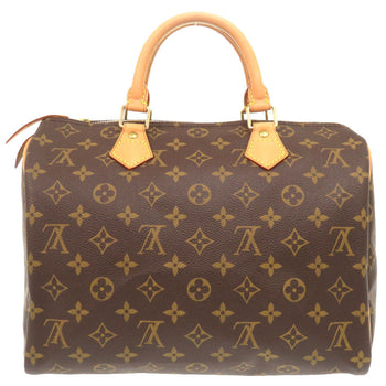 Louis Vuitton Handbag M41526 Monogram Canvas Brown Monogram Speedy 30 Women