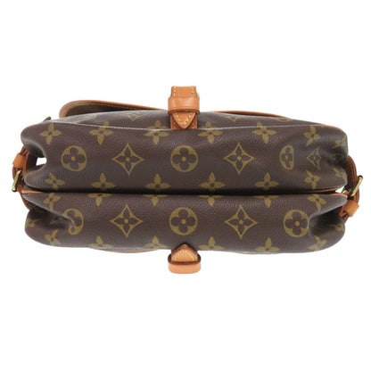 Louis Vuitton Shoulder Bag Ar1911 Monogram Canvas Brown Monogram Saumur 30 Women