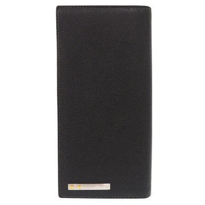 Cartier Long Wallet Purse L3000770 Leather Black Bifold Wallet Billfold Santos Mens