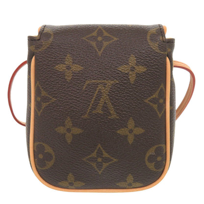 Louis Vuitton Shoulder Bag M60018 Monogram Canvas Brown Monogram Pochette Cancun Women
