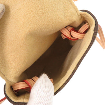 Louis Vuitton Shoulder Bag M60018 Monogram Canvas Brown Monogram Pochette Cancun Women
