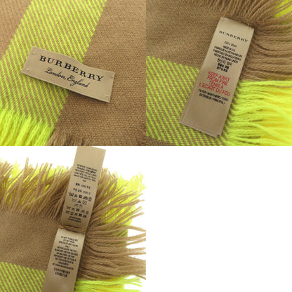Burberry Scarf Wool Brown Burberry Check Women