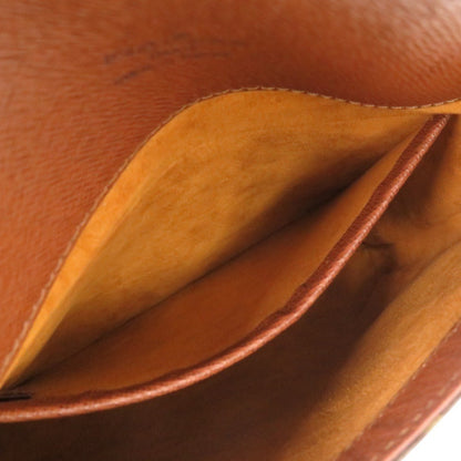 Louis Vuitton Shoulder Bag M51258 Monogram Pvc Coated Canvas, Leather Brown Strap Monogram Musette