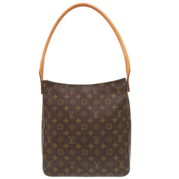 Louis Vuitton Shoulder Bag M51145 Monogram Canvas Brown Monogram Loopinggm Women
