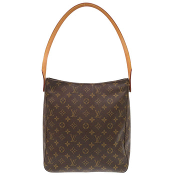 Louis Vuitton Shoulder Bag M51145 Monogram Canvas Brown Monogram Loopinggm Women