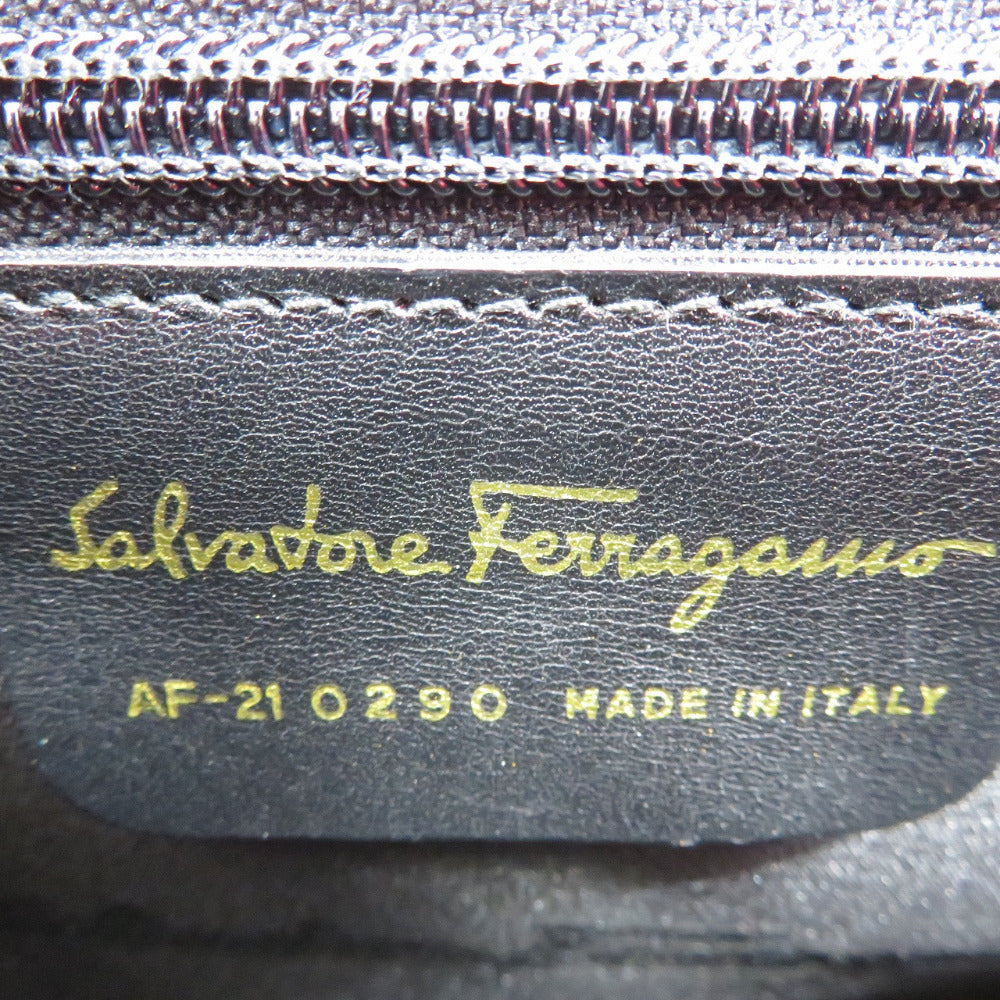 Salvatore Ferragamo Handbag Af-21 0290 Leather Red Gancini Women