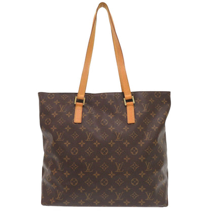 Louis Vuitton Tote Bag M51151 Monogram Canvas Brown Monogram Cabas Mezzo Women