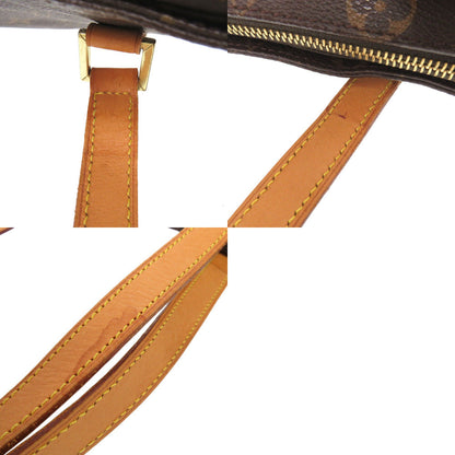 Louis Vuitton Tote Bag M51151 Monogram Canvas Brown Monogram Cabas Mezzo Women