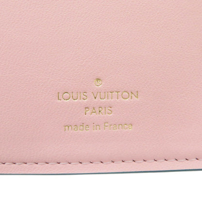 Louis Vuitton Long Wallet Purse M81499 Leather Blue Lvvertical Wallet Women