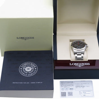 Longines Watches Quartz L3.717.4.66.6 Stainless Steel Gray Conquest Vhp Gray Dial