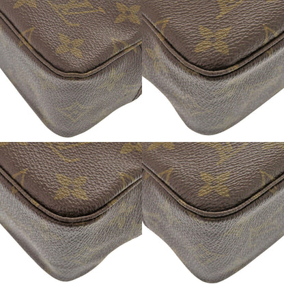 Louis Vuitton Business Bag M47524 Monogram Canvas Brown Monogram Truth Cracking T 23 Unisex(Unisex)
