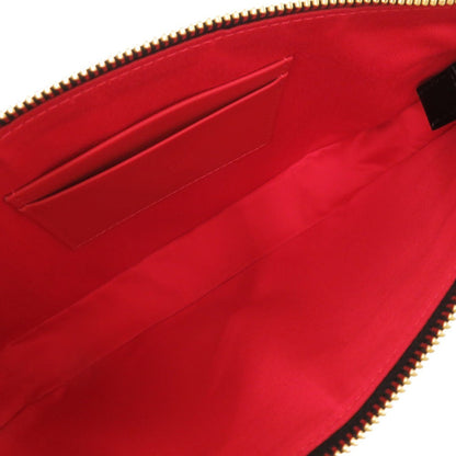 Christian Louboutin Shoulder Bag Patent Leather Black Chainshoulder Bag Women